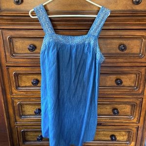 EUC CUTE DENIM SUN DRESS SIZE XL
